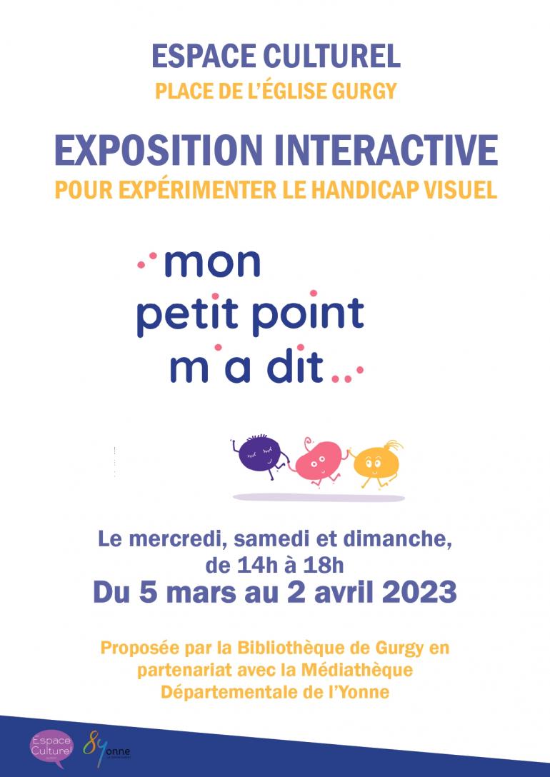 Exposition "mon petit point m'a dit"