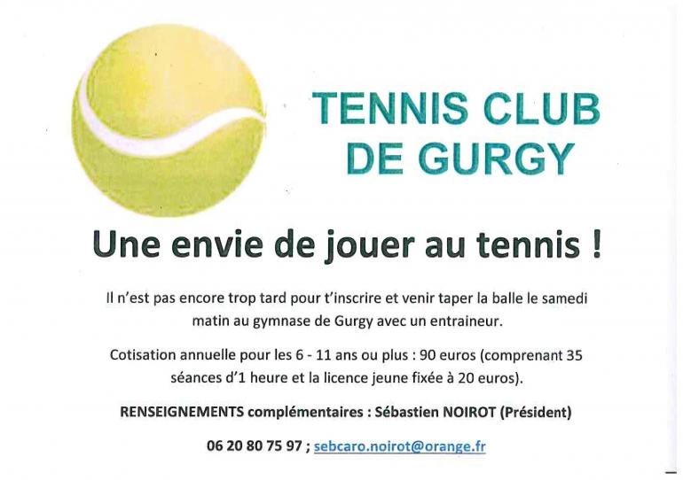 Tennis club de Gurgy