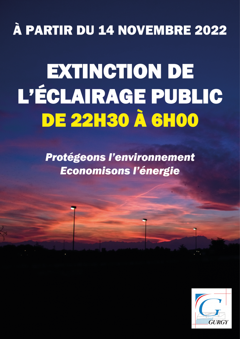 Extinction de l'éclairage public