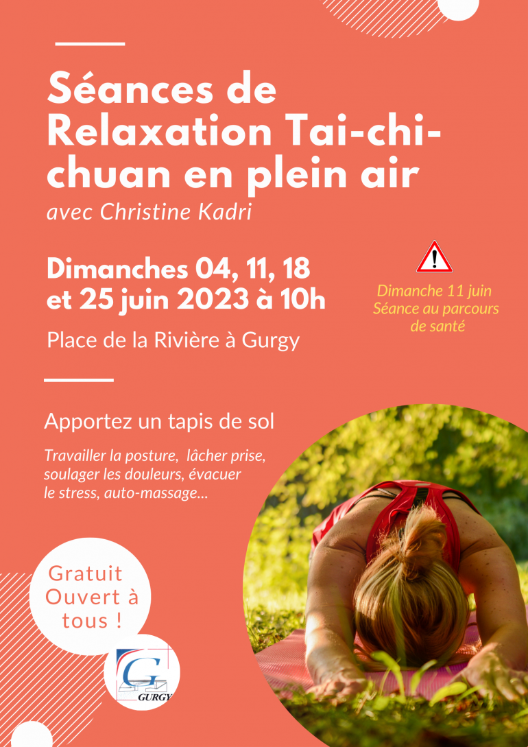 Séances de relaxation / tai-chi