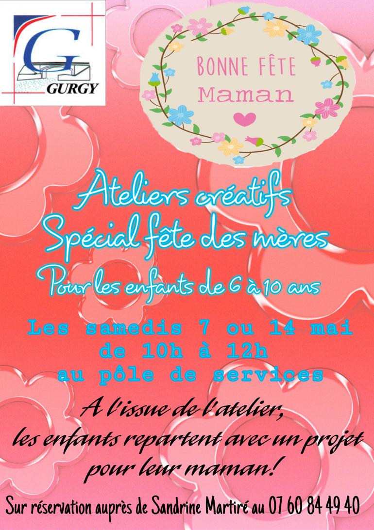 Ateliers créatifs - fêtes des mères